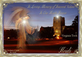 For the victims of the massacre at Virginia Tech