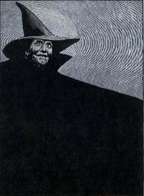 Barry Moser depiction of Nancy Reagan as wicked witch