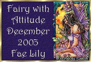 WOSIB Fae December Fairy with Attitude